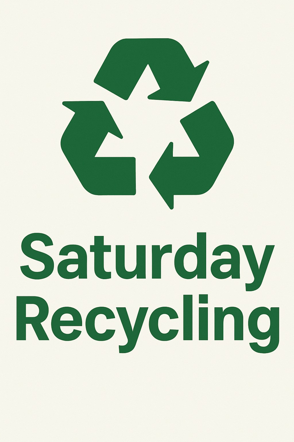 Saturday Recycling